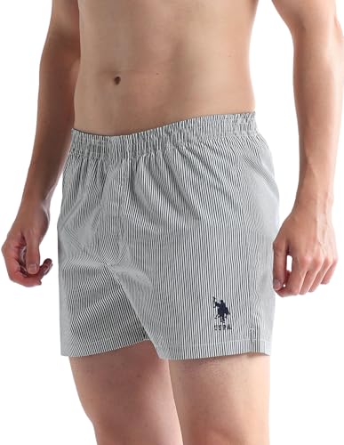 Image of U.S. Polo ASSN. Mens EX004 Cotton Striper Essential True Inner Boxer -Pack of 1