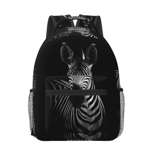 Sac à dos enfant ergonomique zèbre contre le mal de dos à l'école