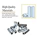 6PCS M12-40 Heavy Duty Hex Coupling Nuts, Carbon Steel Zinc Plated Connectors for 1/2