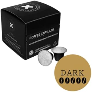 Black Insomnia Coffee Dark Roast Coffee Pods, The Strongest Coffee in The World, Nespresso Original Machine Compatible Pods - 20 Count