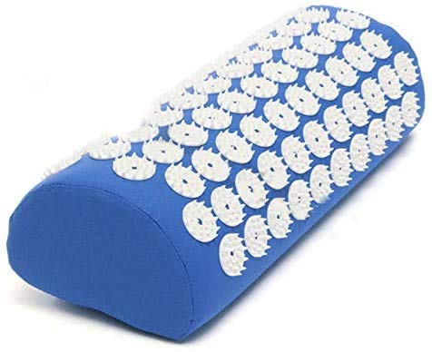 Tappetino massaggiante per agopressione, con cuscino per alleviare lo stress, il dolore, la tensione e il rilassamento del corpo (1 pz)