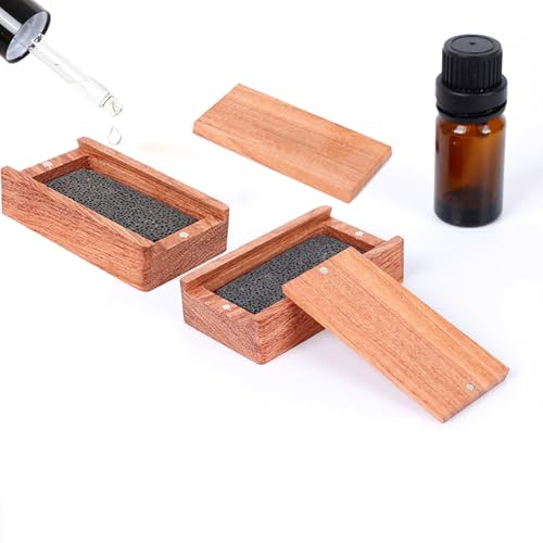 Difusor de aceites esenciales en caja de madera portátil miniatura 5