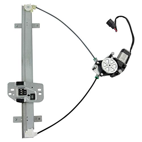 Image of TRQ Rear Right Power Window Regulator & Motor Assembly Passenger Side Compatible with 2006-2014 Honda Ridgeline