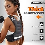 Weighted Vest Woman Adjustable Weights For Walking, 6-12lb/12-18lb, Weighted Vest Woman with 6 Ironsand Weights, Weight Vest For Women/Men, Weight Vest For Walking, Strength Training, Running - Image 3