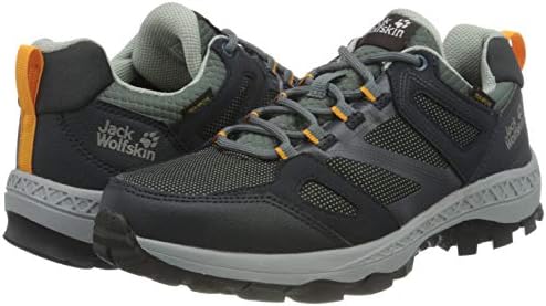 Jack Wolfskin Men's Downhill Texapore Low Hiking Boot, Dark Blue/Grey, 8 | Image 7