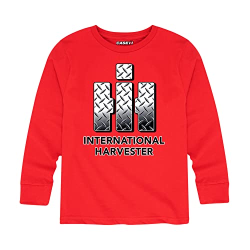 International Harvester - Diamond Plate - Youth Long Sleeve Graphic T-Shirt