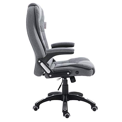Cherry Tree Furniture Executive Recline Extra Padded Office Chair (Grey