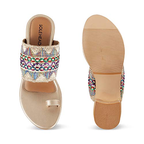 Image of SOLE HEAD Brown Women Sandal