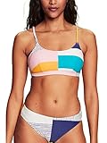 Dieses Bikinitop im Croptop-Look mit wattierten Cups besticht durch einen lebhaften Mix aus Farben und Mustern und sorgt für einen unbeschwerten Sommerstyle.