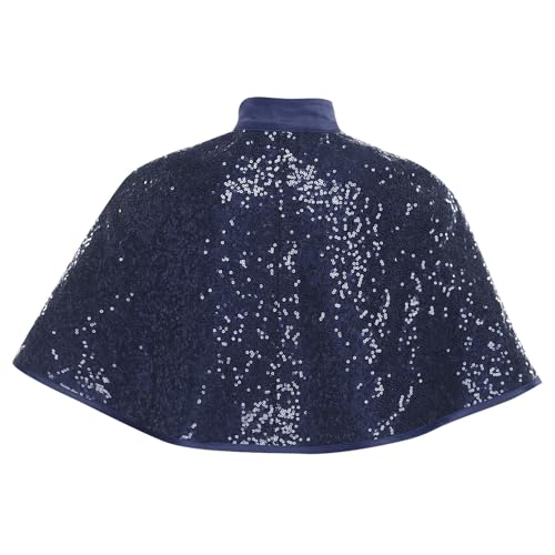 YiZYiF Kids Girl Sequin Cape First Communion Bolero for Girls Shawls and Wraps Flower Girl Cover up for Dress4