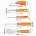 Elmchee Halloween Pumpkin Carving Tools,Jack-O-Lanterns 13 Piece Professional pumpkin cutting carving supplies tools Kit stainless steel lengthening and thickening with Handbag