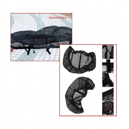 Capa Térmica para Banco de Moto, Preto Biz 100/110 / 125 / Bros 125/150 / 160 /Fazer 250 +