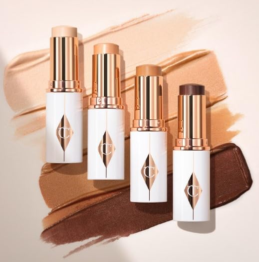 Charlotte Tilbury Original Unreal Skin Sheer Glow Tint Feuchtigkeitsspendende Foundation Stick | 9 Gramm | by Bella (7,5 Medium, 9 g (1 Pack)