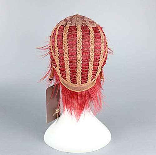 Retouching the Face Long Straight Synthetic Hair Natural Lolita Japanese Cosplay Party Sweet Wigs (Gold)