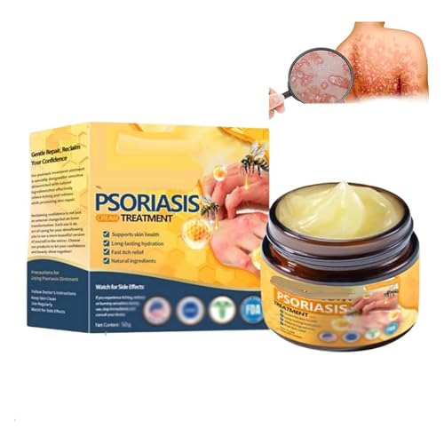 Ourlyard Bee - Crema avanzada para tratamiento de psoriasis, crema de psoriasis de abeja, ungüento de tratamiento de psoriasis, crema de abeja para psoriasis, crema avanzada de tratamiento de
