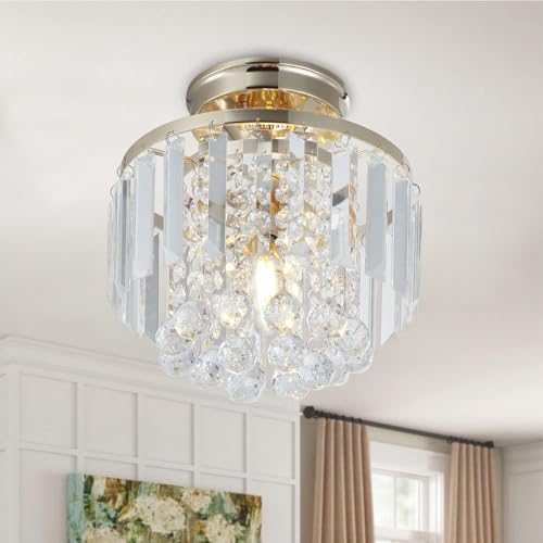 Éclairage à montage semi-affleurant moderne pour plafond bas et couloir