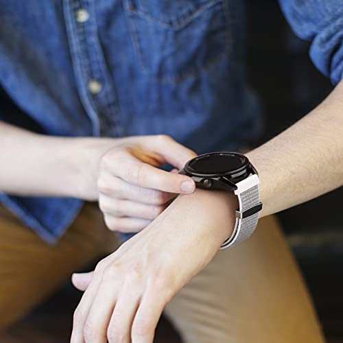 Oumida Nylon Bands For Amazfit Gtr 4/Gtr 3/ Gtr 3 Pro/Gtr 2E/ Gtr 2 And Amazfit Gtr 47Mm, 2 Pack 22Mm Quick-Release Adjustable Soft Smartwatch Bands With Hook And Loop Design For Women Men #TOP5