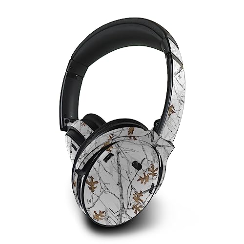 Image of MightySkins Skin Compatible with Bose QuietComfort 45 Headphones - Conceal Snow | Protective, Durable, and Unique Vinyl Decal wrap Cover | Easy to Apply, Remove, and Change Styles | Made in The USA