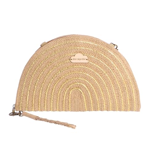 Sac de plage femme fait main Aveiro : la pochette en paille idéale pour vos étés