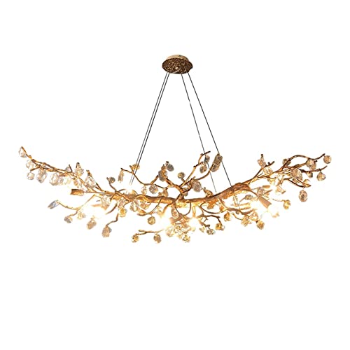 Suspension cristal moderne pour illuminer votre salle à manger