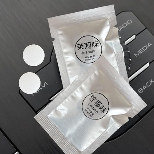 Image of 20 Pack Car Air Freshener Refills, Solid Scent Refill Tablets, Vent Clip Replacement Pads (Lavender /Osmanthus /Lemon /Cologne /Jasmine /Ocean /Peach) - Car Accessories, Auto Air Fresheners for Car, Home