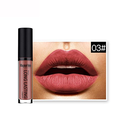 Tenworld 1 PC Long Lasting Lip Gloss Waterproof Matte Liquid Lipstick (C)