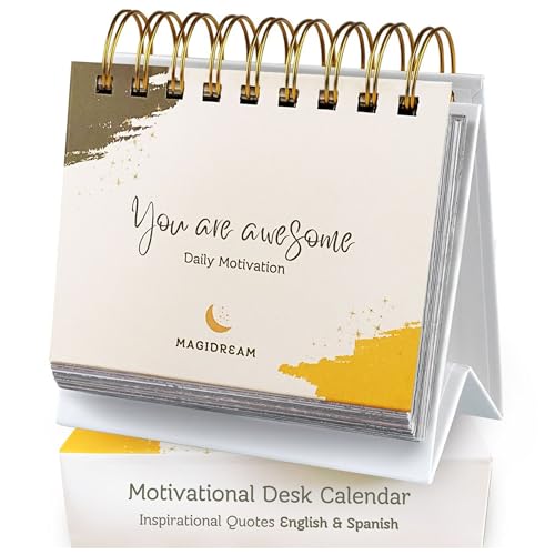 Motivational Desk Calendar – 365 Daily Inspirational Quotes – Perpetual