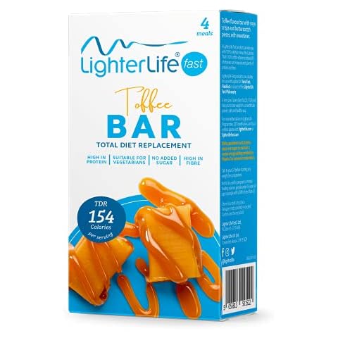 LighterLife Fast Toffee Bar, High Protein Meal Replacement Diet Supplement Cover
