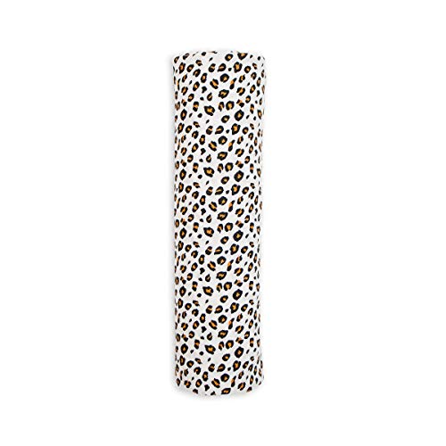 Image of Lulujo Baby Swaddle Blanket| Unisex Softest Bamboo Viscose Muslin Swaddle Blanket| Neutral Receiving Blanket for Girls & Boys 47in x 47in Leopard
