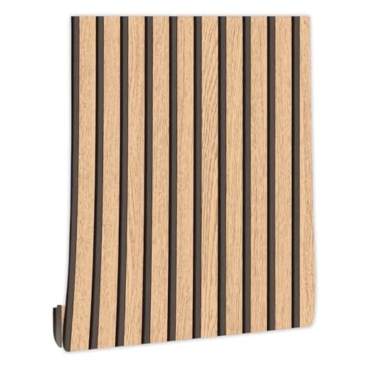 myforHD Papel Pintado Autoadhesivo Madera Vinilo Adhesivo Muebles Impermeable Removible 45cmx300cm Decoración de Paredes en Baño, Sala de Estar, Dormitorio, y Muebles de Cocina