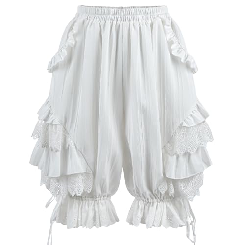 FCCAM Bloomer Shorts for Women Under Dress Ruffle Pumpkin Pants Boy Short Panties Pantaloons