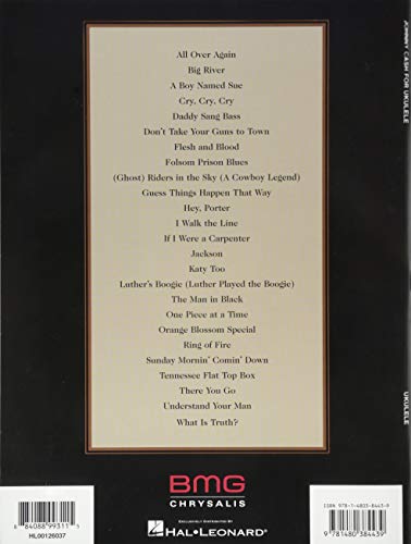 Hal Leonard 126037 Johnny Cash For Ukulele: 25 Songs To Strum & Sing thumb #1