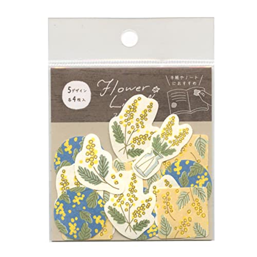 限定 Flower Life フレークシール かわいい O-2064