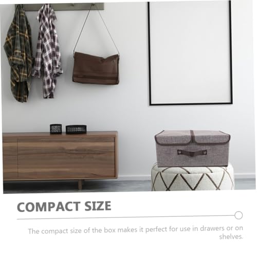 Caja de almacenamiento plegable doble tapa para ropa y organizador de armario 8