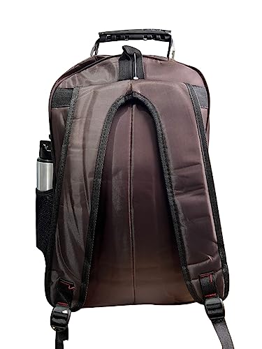 Mochila Reforçada Executiva Escola Trabalho Viagens Masculino/Feminino Marrom