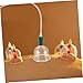 BEBEMOKO Cupping Kit for Massage Therapy Handheld Vacuum Suction Pump Set with Manual Pump Home Use Cupping Device for Pain Relief and Relaxation