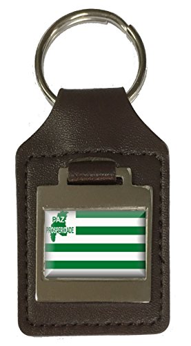 Porte-clés en cuir gravé Jeronimo Monteiro un cadeau unique chargé d'histoire