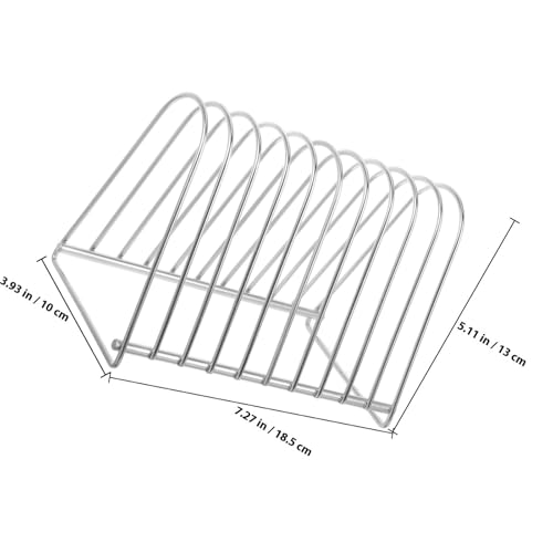 Étagère de rangement pour disques vinyles support de présentation métallique - 3