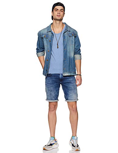 Image of FL7 Men's Solid Regular Fit T-Shirt