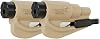 resqme Pack of 2 The Original Emergency Keychain Car Escape Tool, 2-in-1 Seatbelt Cutter and Window Breaker, Made in USA, Sand - Compact Emergency Hammer