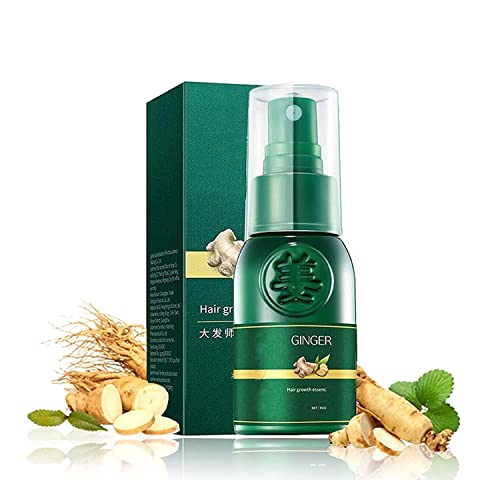 2022 Korea Ginseng Spray Serum For Hair Regrowth,Ginger Hair Growth Spray Serum , 30ml Hair Growth Serum , Nourishing Ginger Spray ,Hair Growth Ginger Spray For Women & Men (1 PCS) Cover