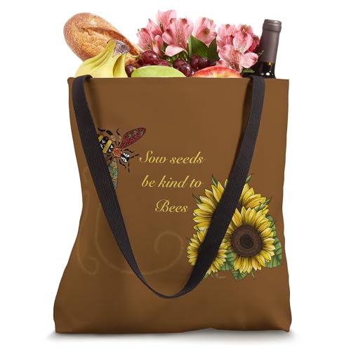 Bolso Tote Bees & Sunflowers miniatura 4