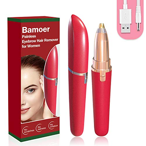 [2020 Newest] Eyebrow Hair Remover, Electric Eyebrow Trimmer Epilator for Women, Portable Painless