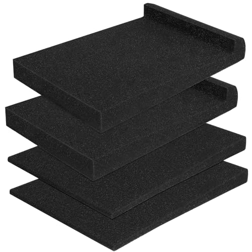 ERINGOGO 2 Piezas Paneles de Espuma Acústica Almohadillas Anti Vibración para Aislamiento Acústico Espuma de Alta Densidad para Paredes Estudio y Juegos miniatura 1