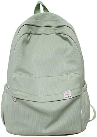 YFGBCX Cute Aesthetic Backpack for Women Solid Color Backpack Lightweight Classic Backpack for Women Laptop Backpack