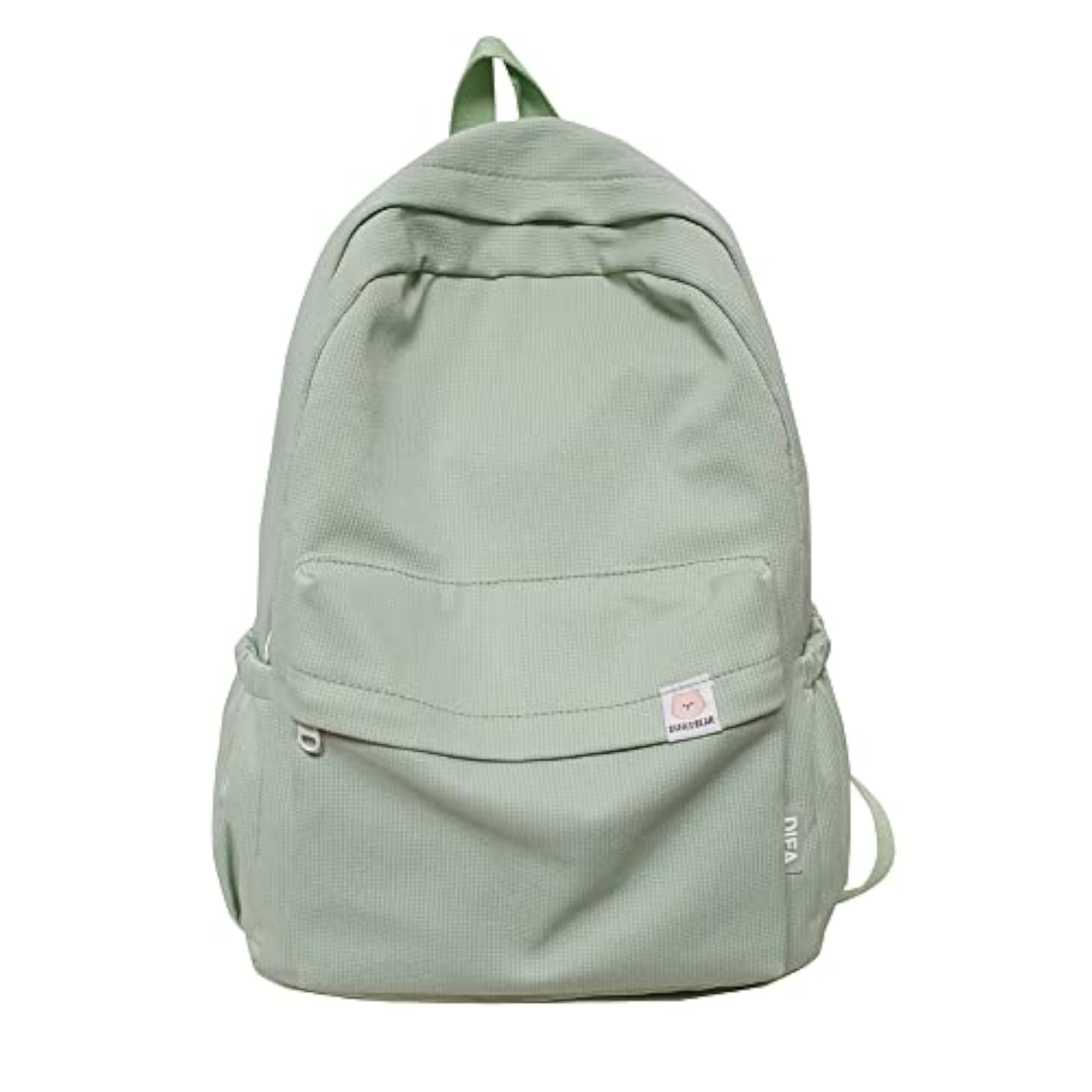 Sage Green Aesthetic Backpack, Large Capacity for Girls