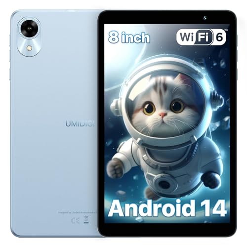 UMIDIGI Android 14 Mini Tablette Portable,5G-WiFi 6 Tablette 8 Pouce,7GO+32GO(1TO TF) Quad-Core 2.0GHz,Écran HD 1280 * 800 IPS G1 Tab Mini Pad,Color Tactile Tablette lite/5000mAh/Dual Cam/BT/OTG/GMS