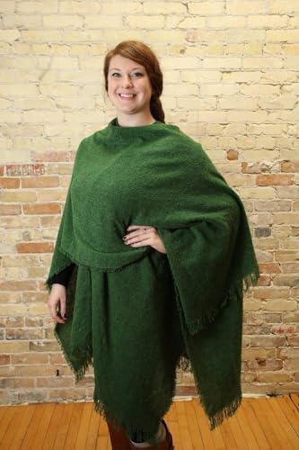 Biddy Murphy Irish Warm & Soft Lambswool Pashmina Shawl & Wrap for Women, Solid Kelly Green2