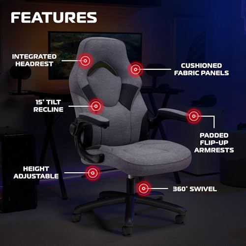 Image of Respawn 3085 Gaming Chair, Ergonomic Office Chair, Headrest, Flip-Up Arms