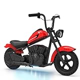 24V 250W Kids Electric Dirt Bike - Electric Motorcycle with 2 Speed Up to 14 MPH, 60 Min Ride Time, LED Light, Off-Road Dirt Bike for Boys & Girls Ages 5-8